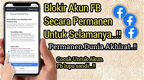 Cara Memblokir Akun Facebook Secara Permanen Untuk Selamanya Mudah