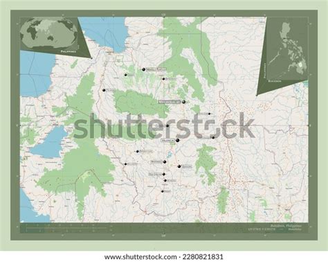 Bukidnon Province Philippines Open Street Map Stock Illustration ...