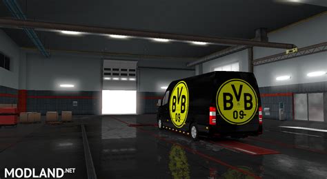 Mercedes Sprinter 2015 Borussia Dortmund Skin ETS 2