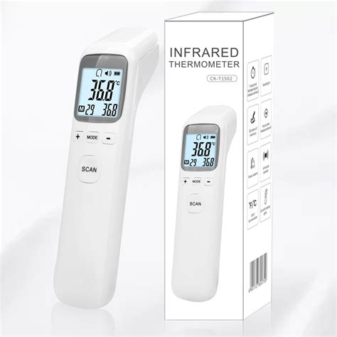 Digitale Voorhoofd Thermometer Backlight Infrarood Grandado