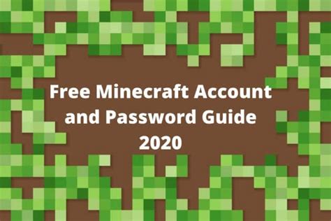 Free Minecraft Accounts And Password Guide 2020 Paktales