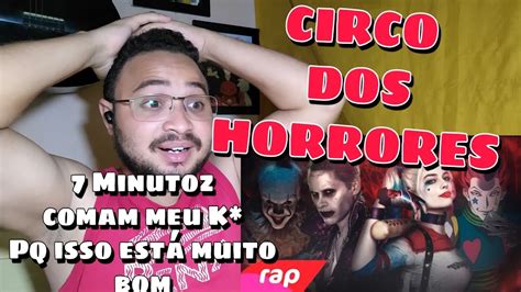 React Rap Do Coringa Arlequina Hisoka E Pennywise CIRCO DOS HORRORES