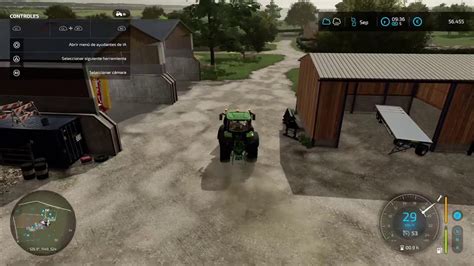 Jugando al Farming Simulator 22 versión ps5 en un mapa nuevo sin micro