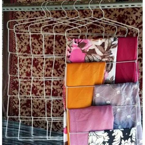 Jual RAK HANGER GANTUNGAN JILBAB KAWAT BESI KUAT LAPIS SELANG Shopee