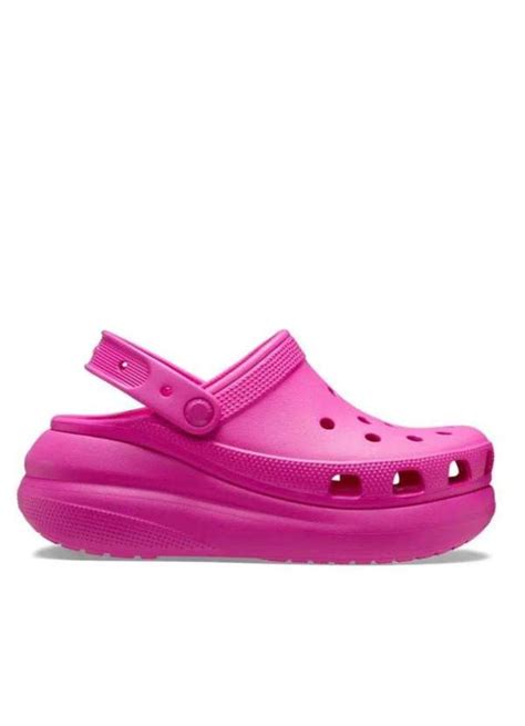 Sandália Crocs Classic Crush Clog Pink Pixole