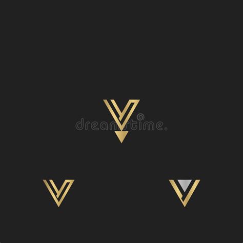 Alphabet Initials Logo Vy Yv V And Y Stock Vector Illustration Of