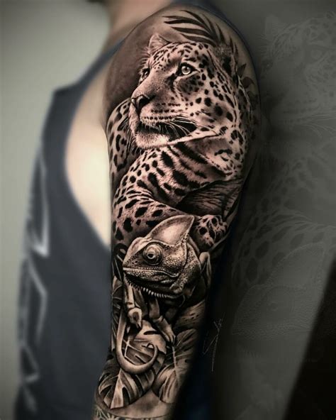 30 Lovely Leopard And Jaguar Tattoos For Men Women In 2023