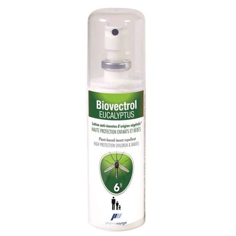 Spray répulsif anti insectes Biovectrol Eucalyptus Pharmavoyage