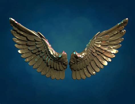 Wings sculpture - FlippedNormals