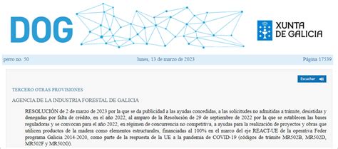 Galicia Destina Casi Millones Para Impulsar La Madera Como Elemento