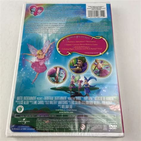 Barbie Fairytopia Magic Of The Rainbow Dvd Canadian Sealed