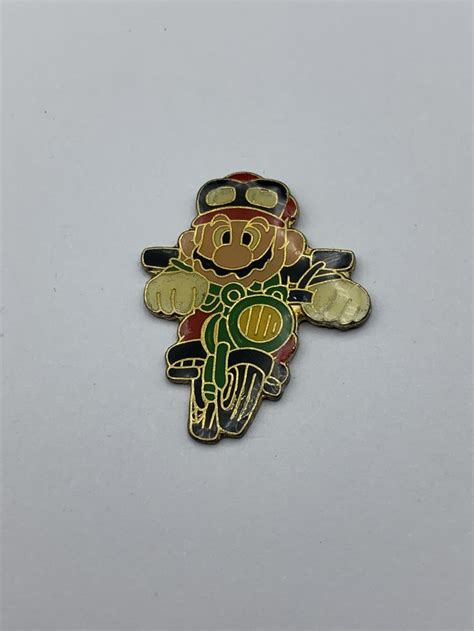 Super Mario Bros And Friends Mario On Motorbike Pin Super Mario