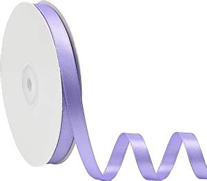 Amazon Simplegoal Double Face Light Purple Satin Ribbon 1 4 Inch X