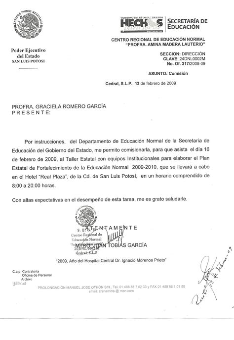 Ejemplo De Despedida De Un Oficio