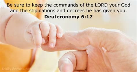 Deuteronomy 6 17 Bible Verse DailyVerses Net