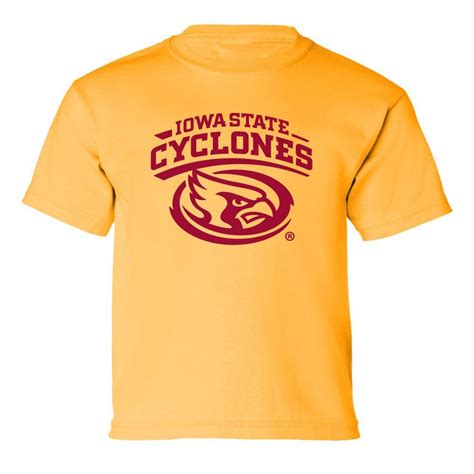 Iowa State Cyclones Youth T-shirt Cy Mascot Swirl Kids ISU - Etsy