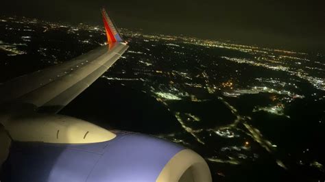 Southwest Airlines Takeoff From Baltimore Lightning Show