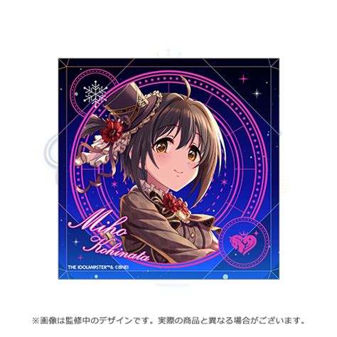 アイドルマスター シンデレラガールズ 公式ビッグスクエア缶バッジ 小日向美穂 Constellation Gradation Ver