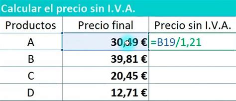 Aprende A CALCULAR El IVA En EXCEL Correctamente