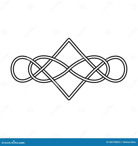 Celtic Symbol of Love and Friendship Stock Vector - Illustration of ...