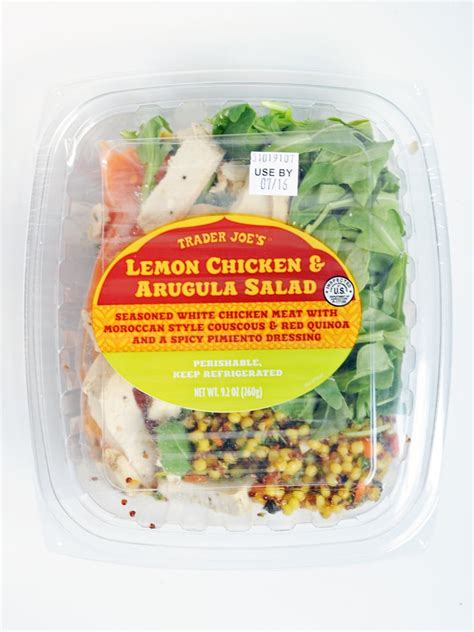 Lemon Chicken And Arugula Salad 4 The Best Trader Joes Salads