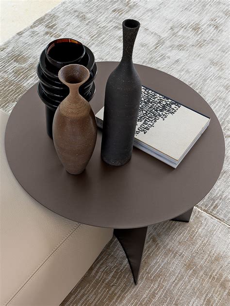 Pierre Round Metal Coffee Table By Flou