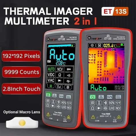 TOOLTOP ET13S C Mera T Rmica Lente Macro Opcional Mult Metro