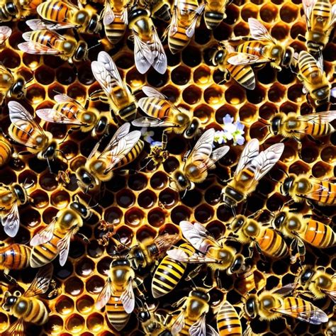 Premium Photo The Buzzing World Of Bees Exploring The Vital Role Of