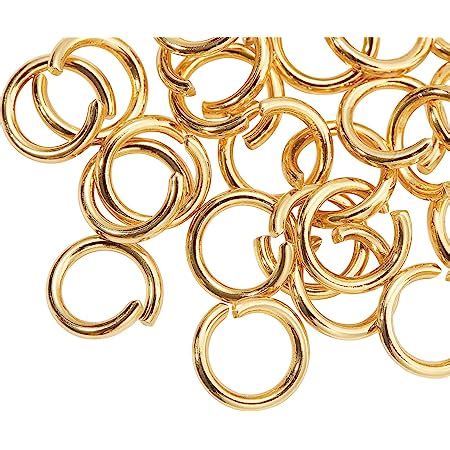 Amazon UNICRAFTALE About 100pcs Gold Open Jumps Rings 18 Gauge