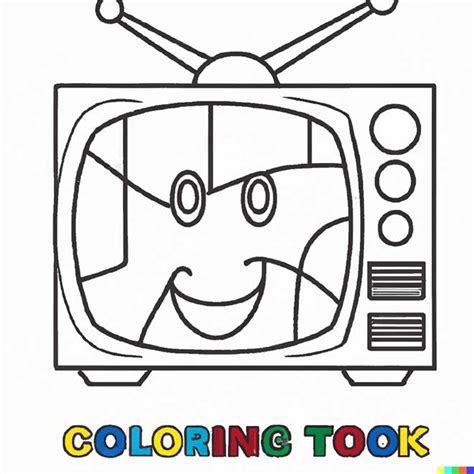Desenho De Televisão Para Colorir - Desenho De Televisao Para Colorir 236x321