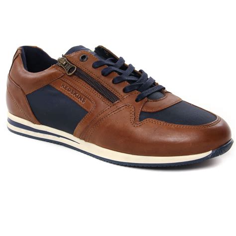 Redskins Lucide 2 Cognac Marine tennis marron marine printemps été