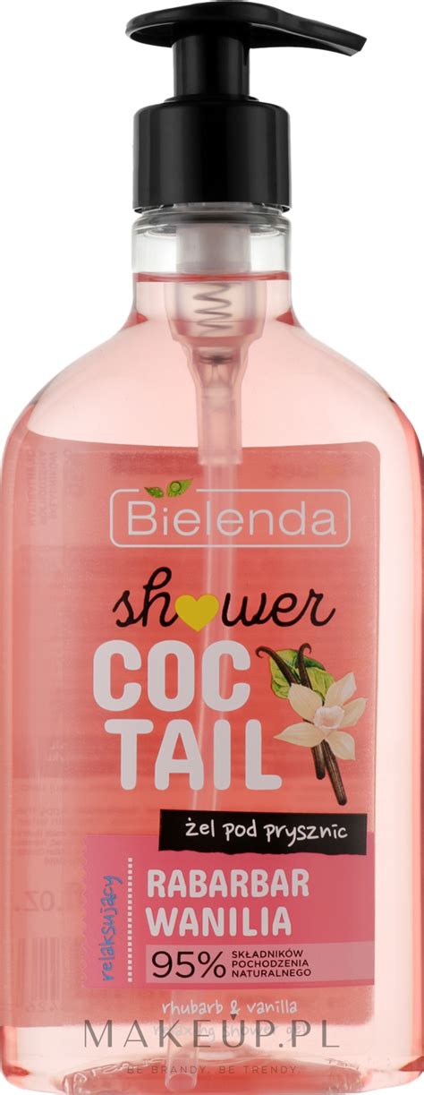 Bielenda Coctail Shower Rabarbar Wanilia Żel pod prysznic Rabarbar i