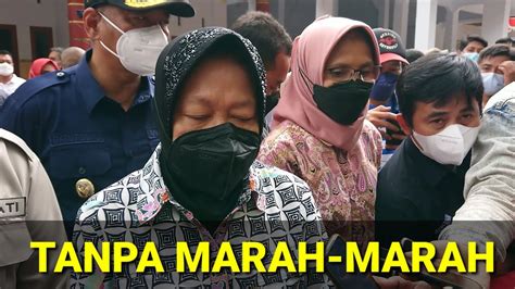 Tanpa Ngamuk Ngamuk Mensos Risma Tinjau Lumbung Sosial Di Tulungagung