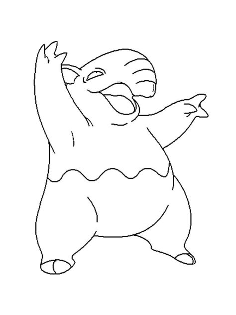 Drowzee Pokemon Coloring Pages Free Printable