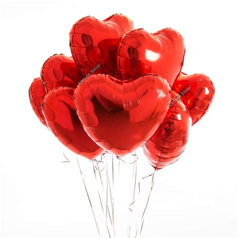 Globos Corazon Rojo Cm San Valentin Amor Amistad Love