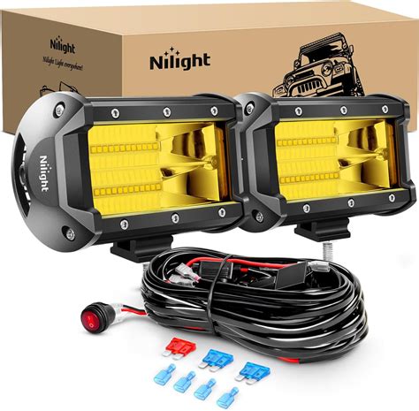 Nilight Zh Barra De Luz Led Unidades De Pulgadas W