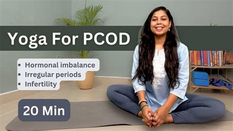 20 Min Yoga For Pcos Pcod Hormonal Imbalance Irregular Periods Infertility And Reproductive