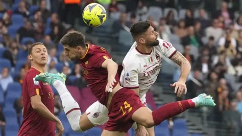 Link Live Streaming Liga Italia AS Roma Vs AC Milan Di Vidio 2