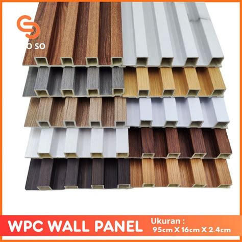 Jual Wpc Wall Panel 95 Cm Dekorasi Dinding Kayu Wallpanel Woodpanel 3m 3d 95cm X 16cm Caoso Id