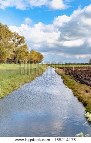 Old Dutch Sea Dike Image Photo Free Trial Bigstock