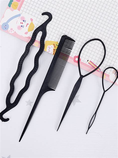 4pcs Hair Styling Tool Set Fashion Hair Accessories Hair Braiding