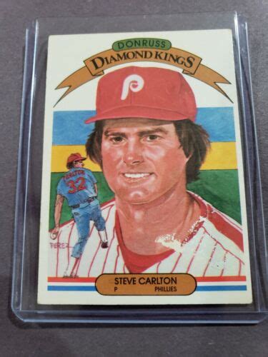 1982 Donruss Steve Carlton Philadelphia Phillies 16 Baseball Card Ebay