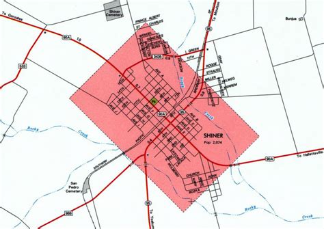 Lavaca County, Texas Maps