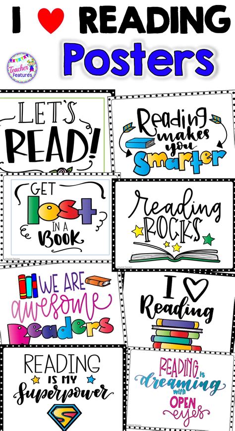 Reading Posters For Classroom Decor And Back To School Teacher Features