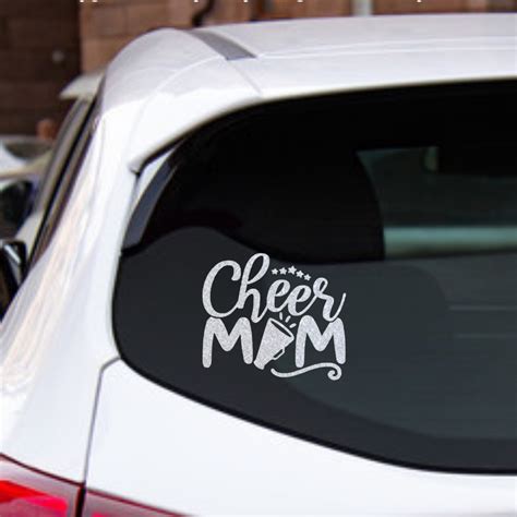 Cheer Mom Decal Cheerleading Cheerleader Mom Mom To A Etsy