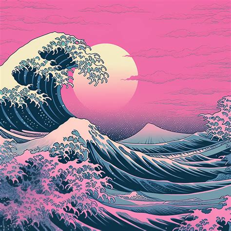 Great wave off Kanagawa. Aesthetic by Coolarts223 on DeviantArt