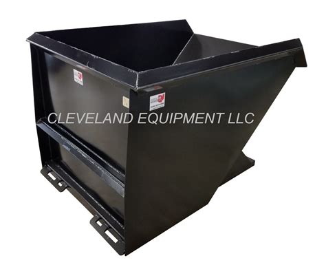 Dumping Hopper Skid Steer Mounted Hd Cleveland Equipment Llc