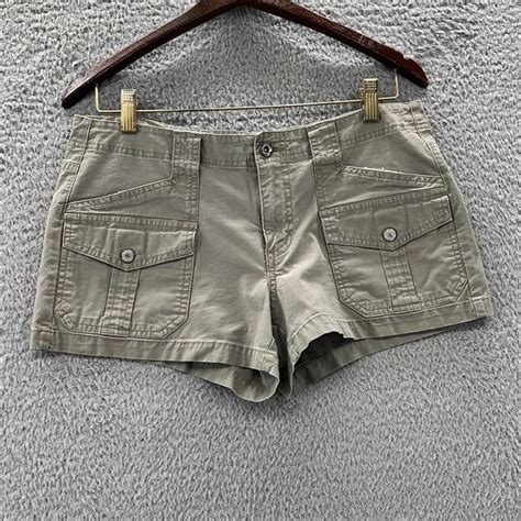 Arizona Jean Company Shorts Y2k Lowr Waisted Rise Army Green Cargo Short Botty Shorts 1 L