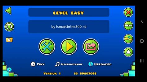 Jugando Mi Primer Nivel Creado Por Mi Ismaelbrine Nivel Easy