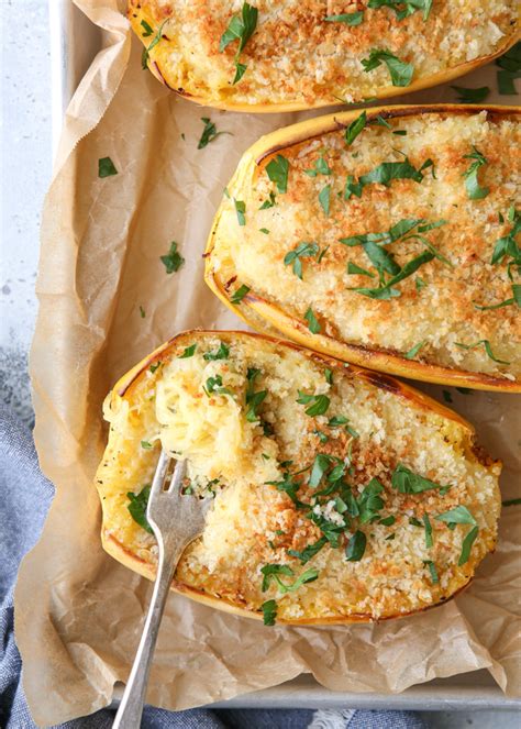 Twice Baked Spaghetti Squash And Cheese Completely Delicious